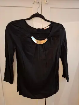 Chemisier femme noir T36