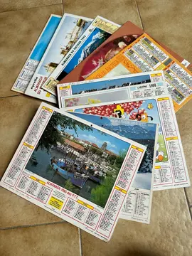 lot de 10 calendriers de La Poste 85 à 96