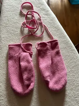 moufles roses pour fille