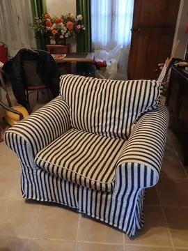 Fauteuil IKEA dehoussable