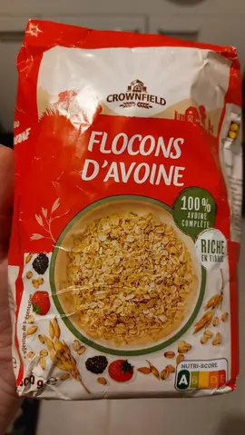 paquet de flocons d'avoine neuf