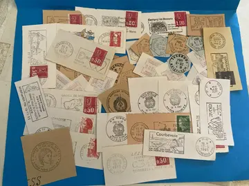 lot timbres FRANCE pour oblitération 14-4