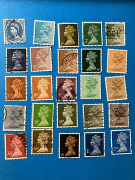lot timbres MONDE - 14-6