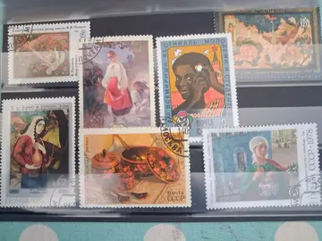 Timbres thème TABLEAUX URSS