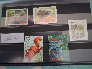 Timbres thème ANIMAUX