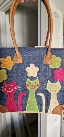 sac enfant en paille