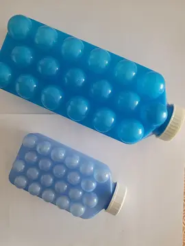 Bouteilles plastique pour glacons