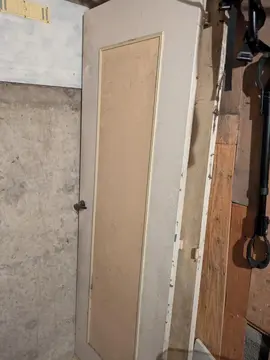 2 portes d'intérieur, 1 vitrée & 1 pleine