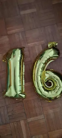 ballons 16 ans hauteur 36cm