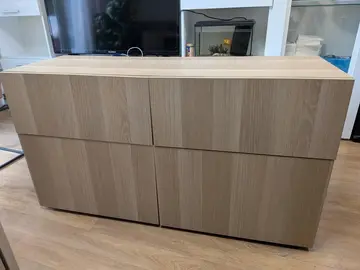 meuble besta couleur chêne