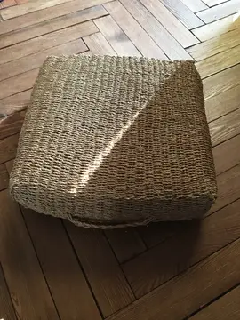 coussin de sol en corde