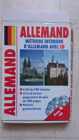 Livre de cours intensif d'allemand avec CD