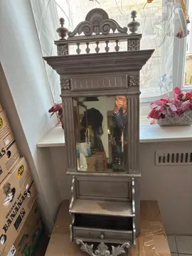 Mirror mural ancien bisoté