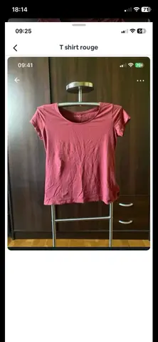 t shirt rouge