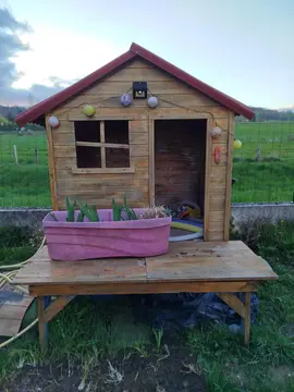 cabane enfant bois