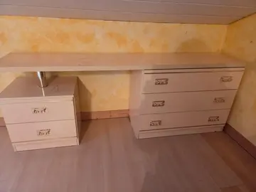 meuble de rangement vintage laqué