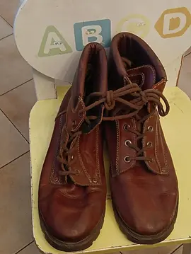 chaussures de randonnée en cuir