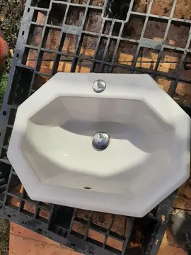 lavabo octogonal 58 x 38 cm