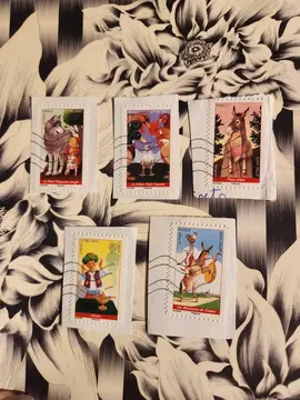 Timbres oblitérés Contes merveilleux