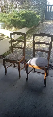 CHAISES ASSISSE EN TISSU