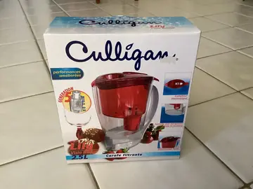 carafe d’eau filtrante