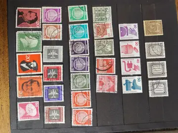 2 pages timbres Allemagne