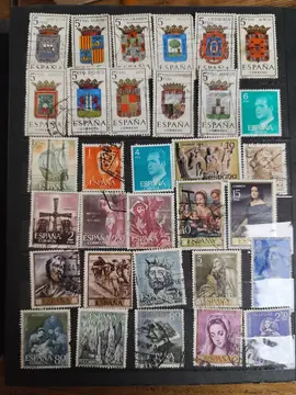belle page timbres Espagne