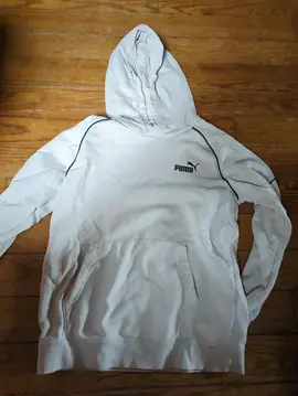 sweat a capuche Puma crème 12 ans