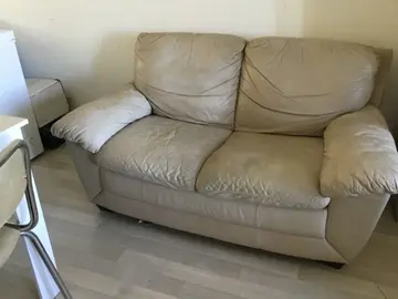 Canapé en cuir pour chien