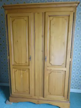 armoire deux portes en pin