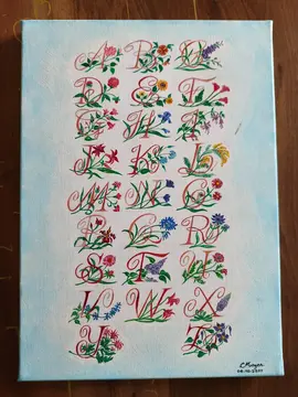 toile alphabet