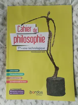 cahier d'exercices de Philosophie Terminale