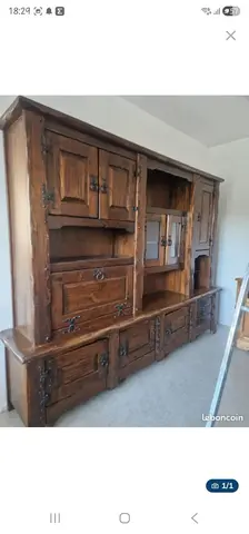 buffet en bois massif