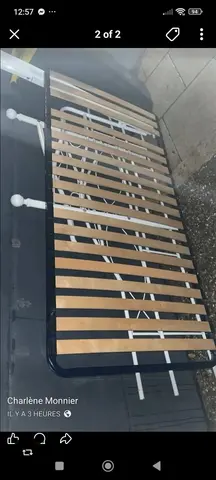 lit et sommier une personne a donner