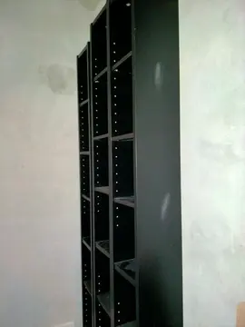 3 étagères IKEA GNEDBY noires