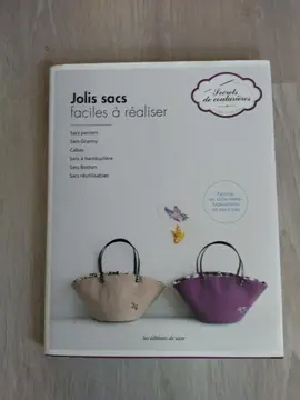 livre sacs à réaliser en couture