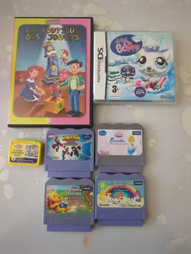 jeux vsmile, leappad, ds et cd