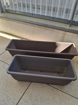 lot bac à fleurs jardinière