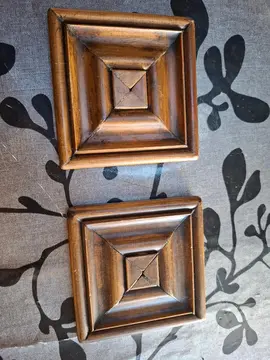 Dessous de verre en bois