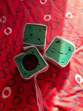 Mousse pour composition florale.