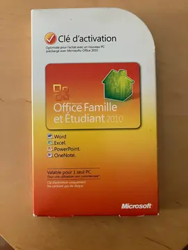 clé d’activation officie Famille et étudiant 2010