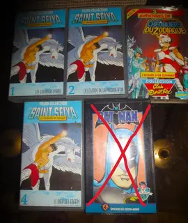 4 VHS mangas - Les Chevaliers du Zodiaque (Saint Seiya)