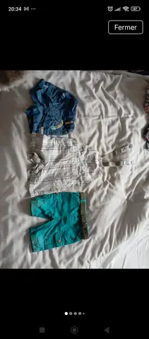 lot de 3 shorts 9-12 mois