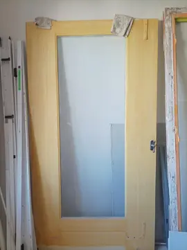 Grande porte vitrée