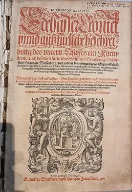 Livre ancien imprimé en caractères gothique allemand