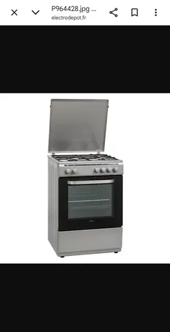 gaziniere gaz de ville four mixte