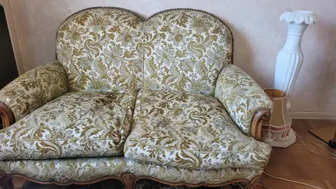 canapé 2 places 2 fauteuils Louis XV 15