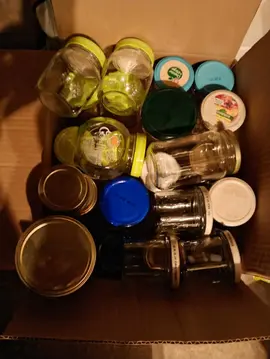 Pots de confiture vides