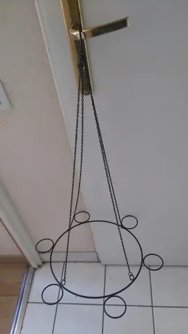 Armature à suspendre pour pots et 6 pots périphériques, support à chaînes