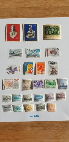 Lot A32 - Timbres de Roumanie